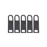 Universa Zipper Öse X2, 5er-Set, schwarz