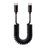 USB-C - USB-C, 100W, Spiralkabel