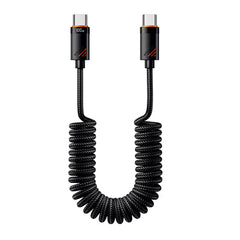 USB-C - USB-C, 100W, Spiralkabel