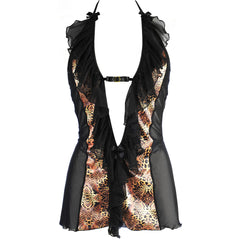 V-10409 babydoll & string black