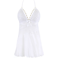 V-10459 babydoll & string white