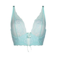 V-8611 semi-corset sea green