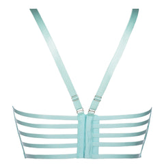 V-8611 semi-corset sea green