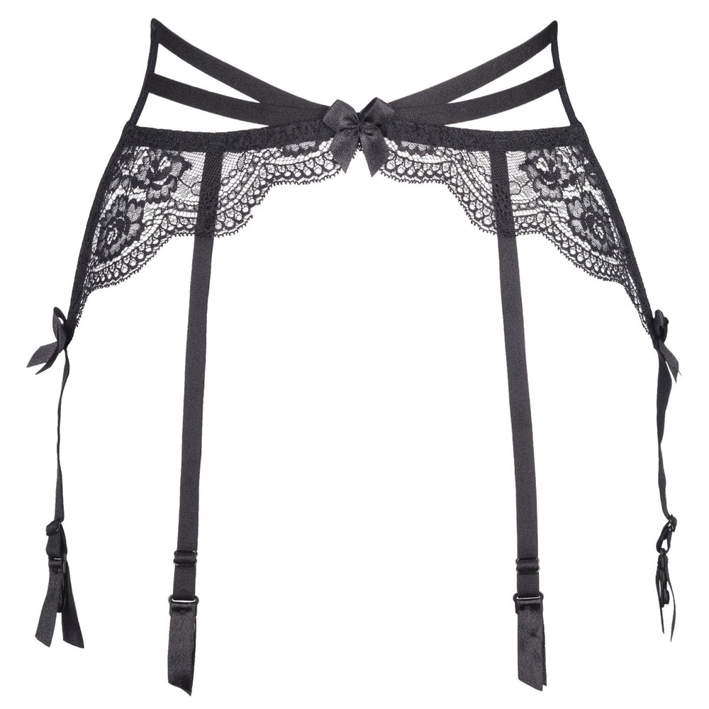V-8692PS Plus Size garter belt black