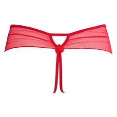 V-8768PS Plus Size string red