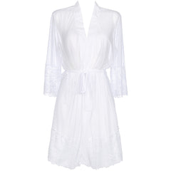 V-8850 peignoir white
