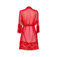 V-8860 peignoir red