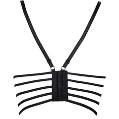 V-9061 bustier black-beige