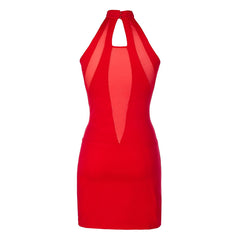 V-9259 dress red