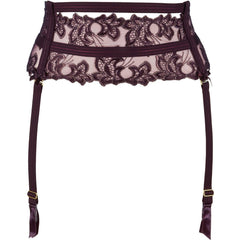V-9472 garter belt purple