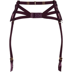 V-9472 garter belt purple