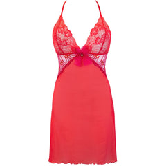 V-9559 babydoll & string red