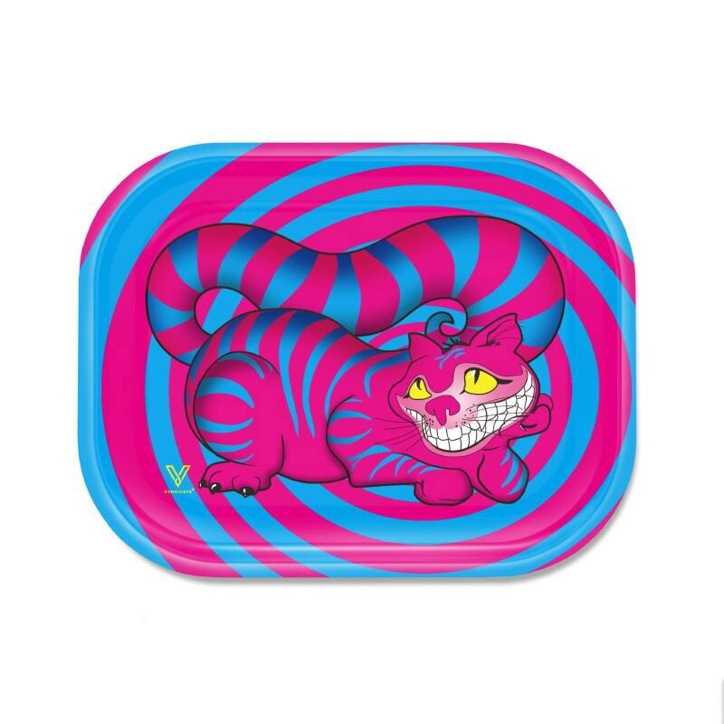 V Syndicate - Metal Rolling Tray - 18 x 14cm - Seshigher Cat