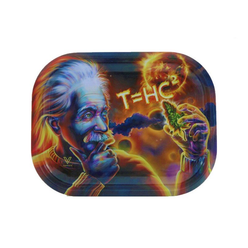 V Syndicate - Metal Rolling Tray - 18 x 14cm - T=HC2 Solar Diesel