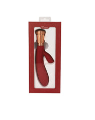 Viotec - Mina - Rabbit-Vibrator - Gold und Weinrot
