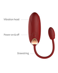 Viotec - Oliver Pro - Tragbarer Vibrator mit App-Steuerung - Gold & Weinrot