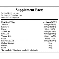 Vitamin B-100 - 100vegcaps x12