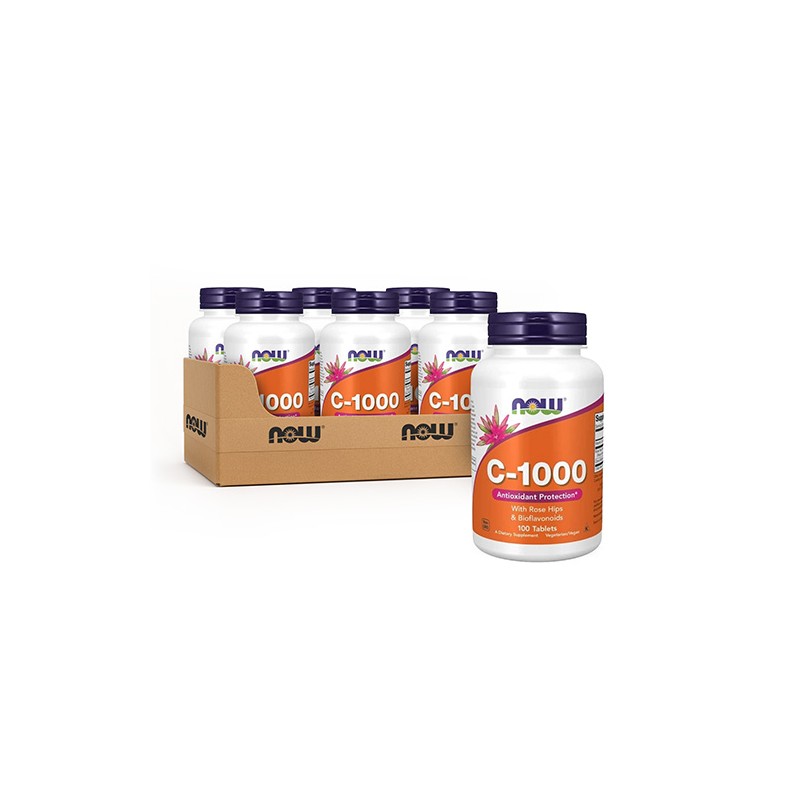 Vitamin C-1000 with Rose Hips&Bioflavonoids - 100tabs. x12