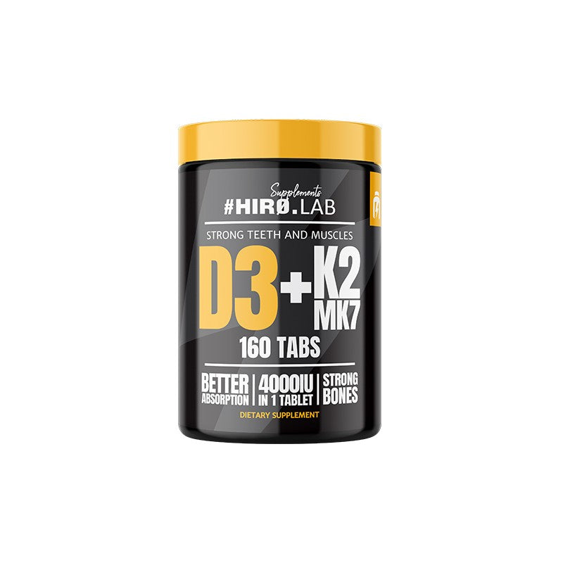 Vitamin D3 4000IU + K2 MK7 - 160tabs.
