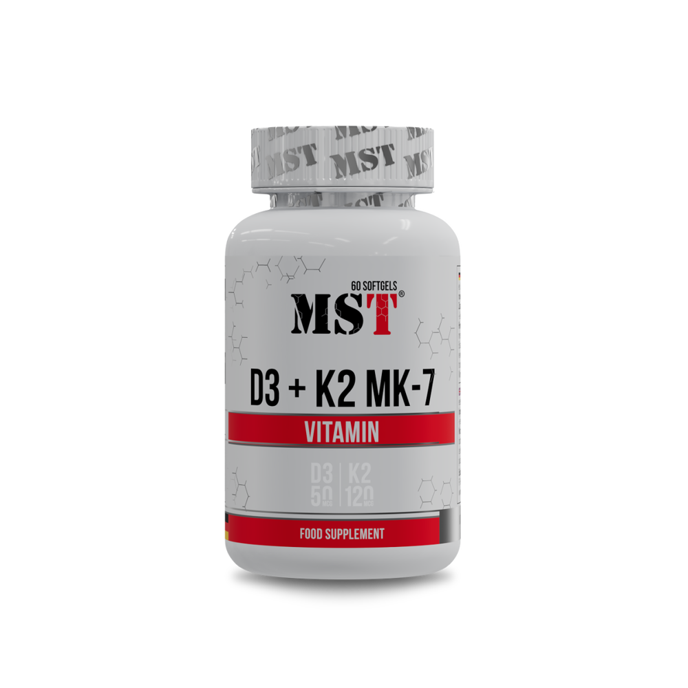 Vitamin D3 + K2 MK7 60 Caps