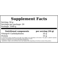 Vitargo Post + Protein - 1000g - Chocolate