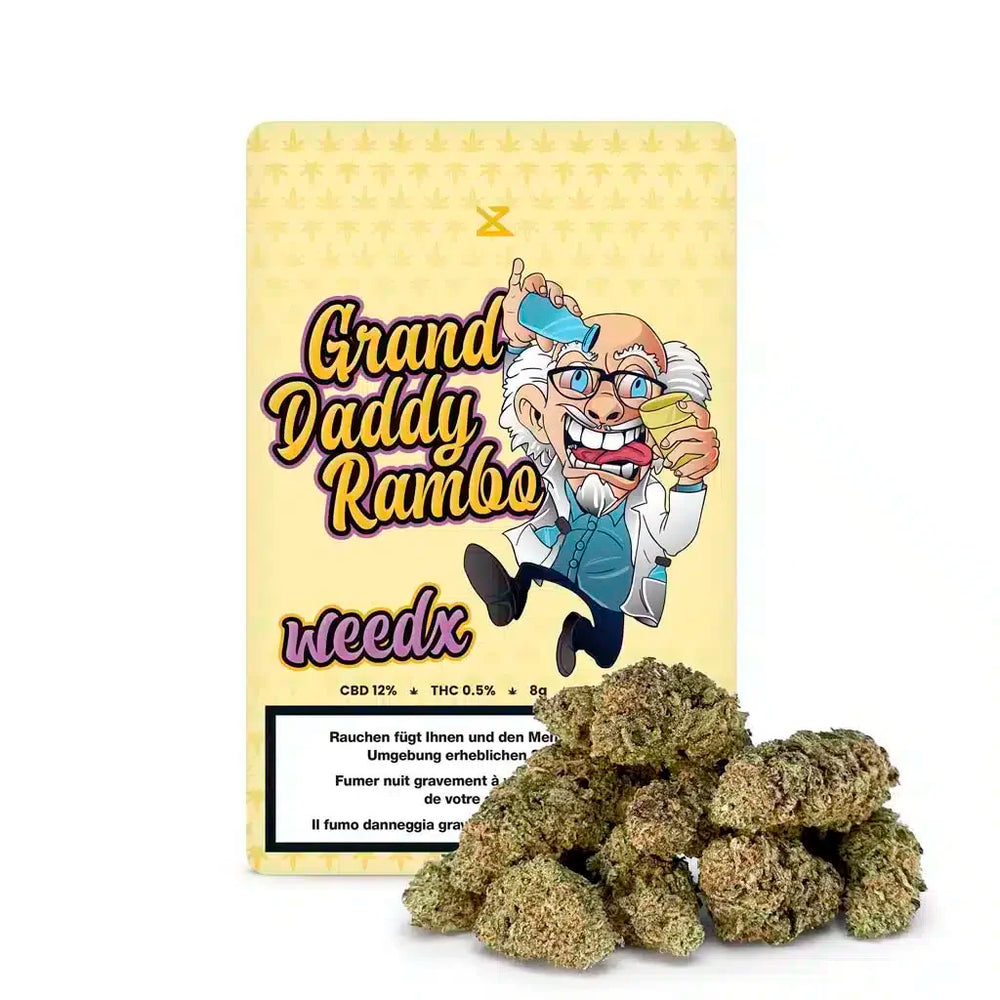 Weedx - Granddaddy Rambo - Indoor CBD Blüten - 8g