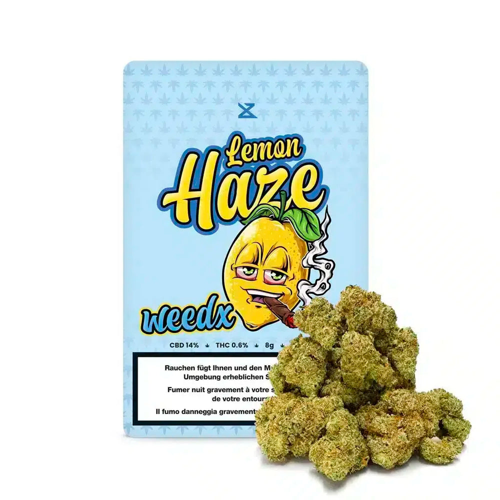 Weedx - Lemon Haze - Indoor CBD Blüten - 8g