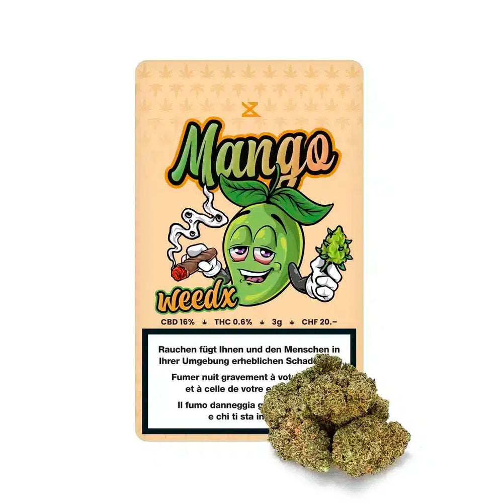 Weedx - Mango - Indoor CBD Blüten - 3g