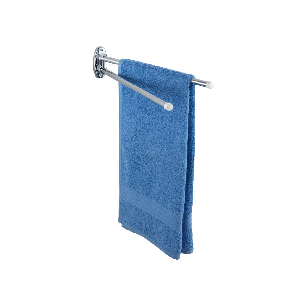 Wenko Handtuchhalter Basic mit 2, beweglichen Armen