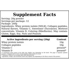 Whey Collagen - 240g - Apple Raspberry