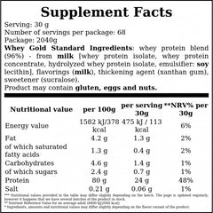 Whey Gold Standard - 2040g - Vanilla Ice Cream