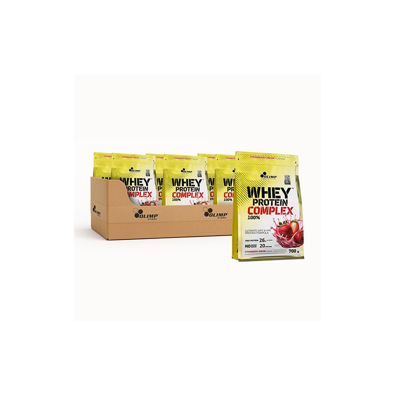 Whey Protein Complex 100% - 700g - Strawberry x10