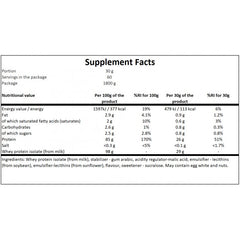 Whey Protein Isolate - 1800g - Blueberry