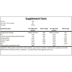 Whey Protein Isolate - 1800g - White Dubai Chocolate