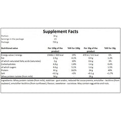 Whey Protein Isolate - 700g - Chocolate