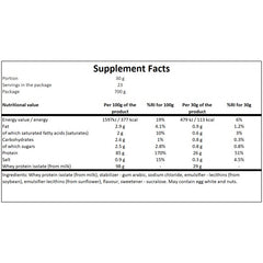 Whey Protein Isolate - 700g - Salted Caramel