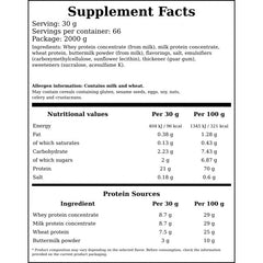 Whey Protein Plus - 2000g - Cookies & Cream x6