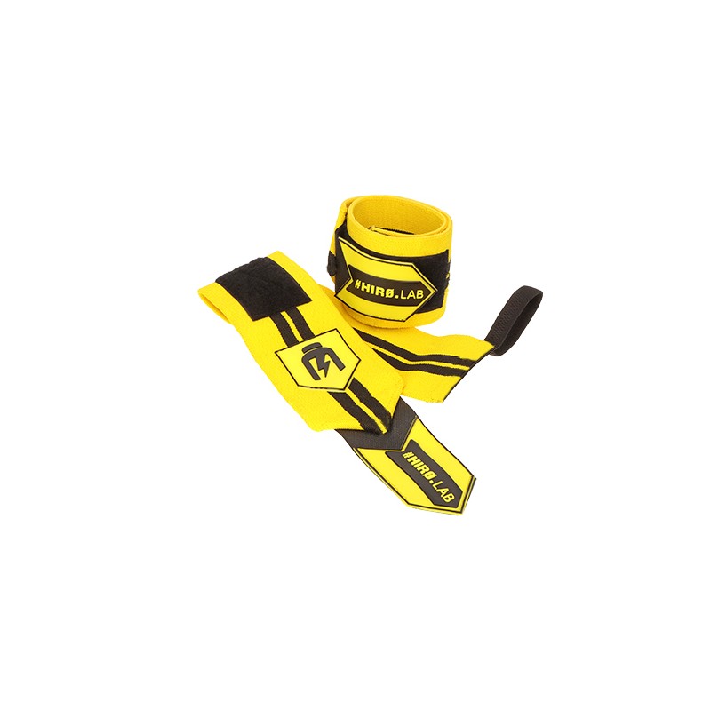 Wrist Wrap Hiro.Lab - Rubber Logo - Yellow