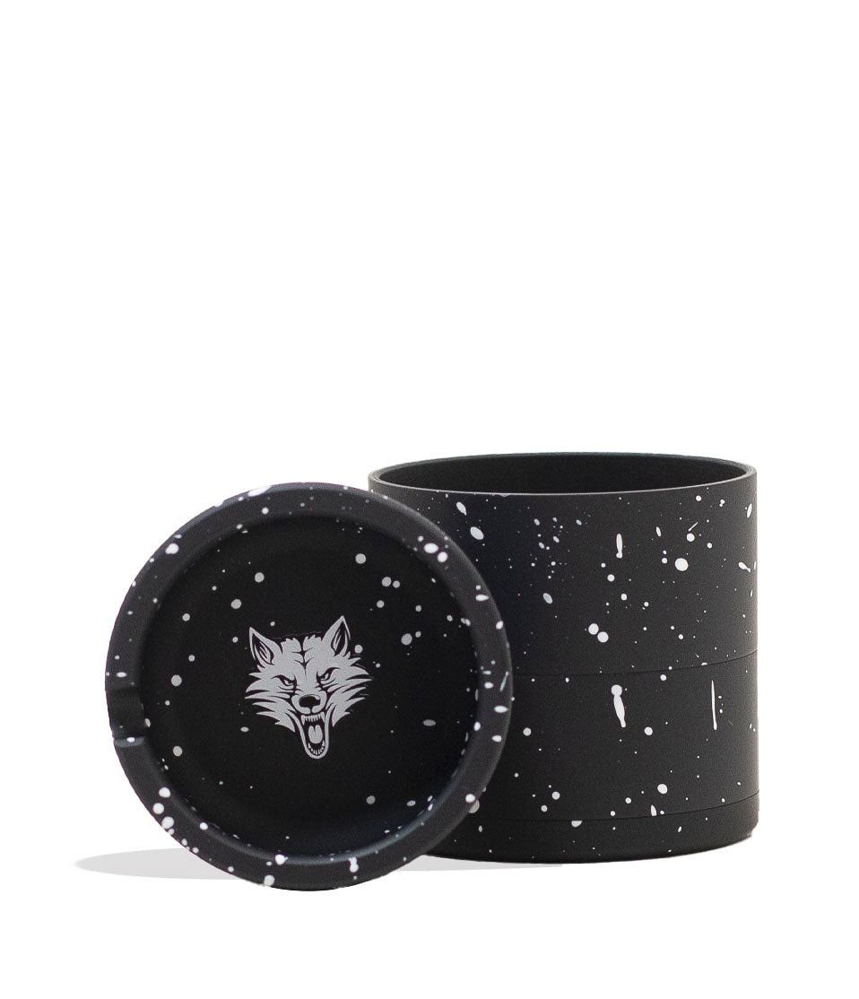 Wulf Aschenbecher Grinder, schwarz-weiss, 6Stk