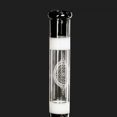 Bong Glas Limited Edition Geometric Art, black white 41cm