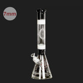 Bong Glas Limited Edition Geometric Art, black white 41cm