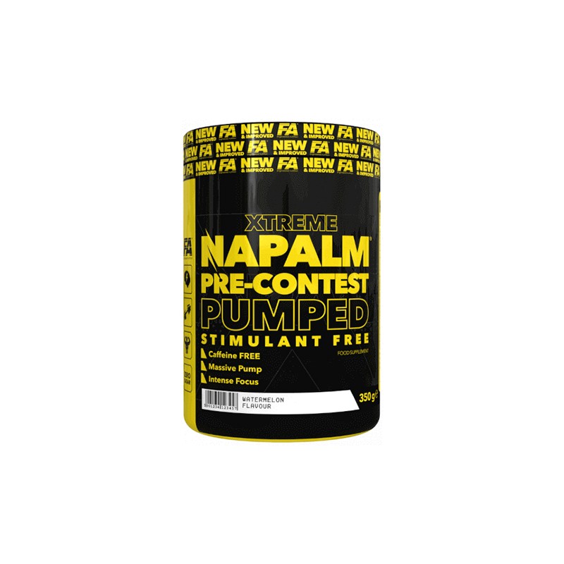 Xtreme Napalm Pre-Contest Pumped Stimulant Free - 350g - Mango Lemon