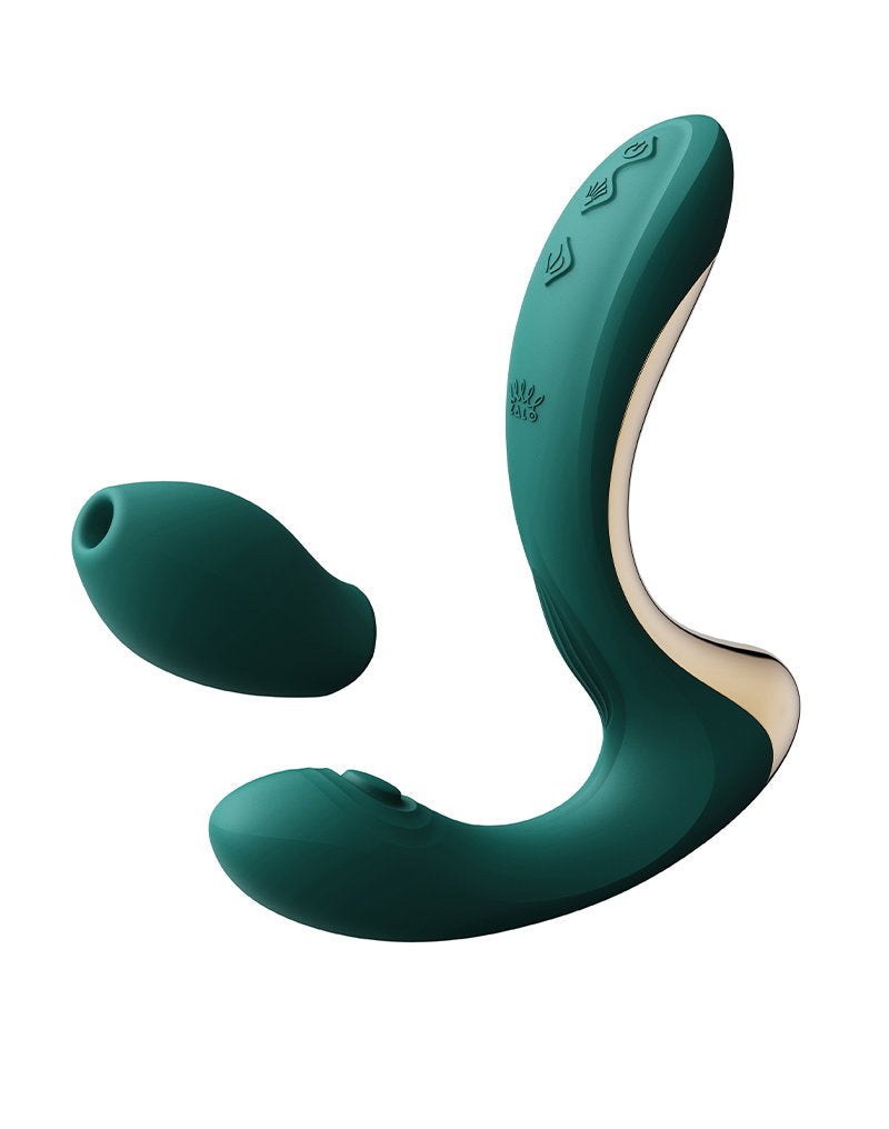 ZALO – Talis – G-Punkt-Pulswellenvibrator – Grün