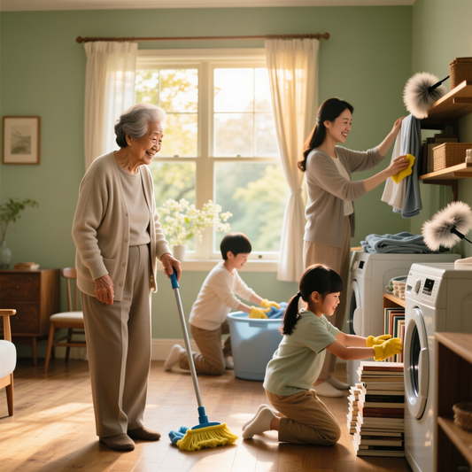 Frühlingsputz für alle Altersgruppen: Mit welcher Planung er stressfrei gelingt