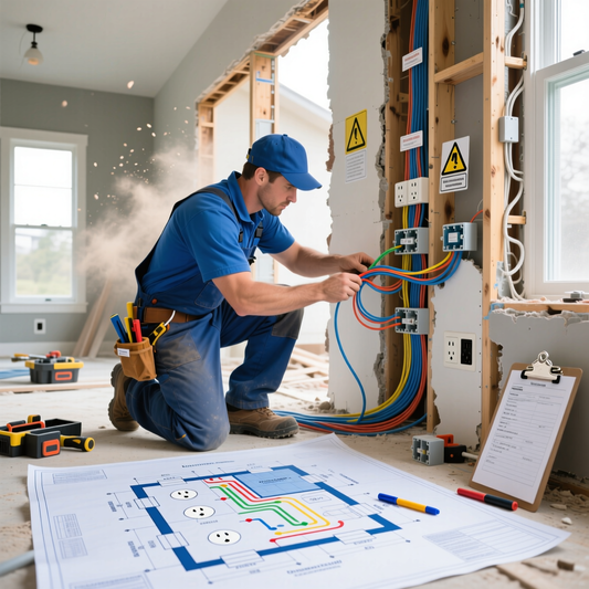 Hausrenovierung & Stromtechnik – Beleuchtung und Stromverteilung planen