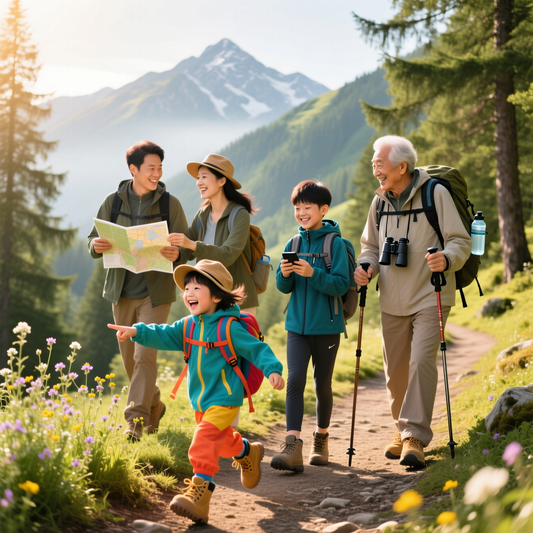 Outdoor-Abenteuer für die ganze Familie: Wie man Ausrüstung & Kleidung altersgerecht plant