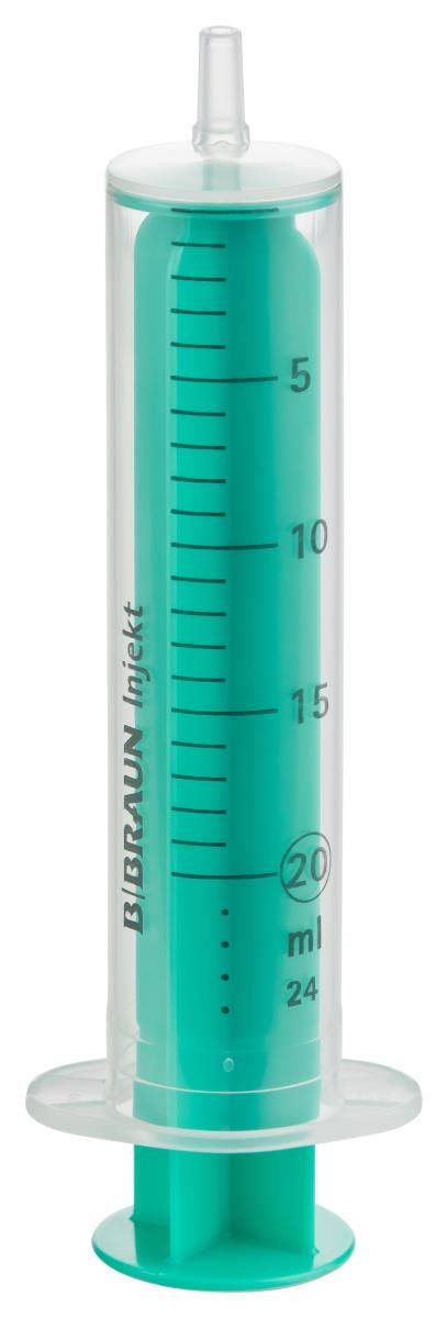Einmal-Spritze 20 ml, INJEKT 2-teilig, Luer-Anschluss 
