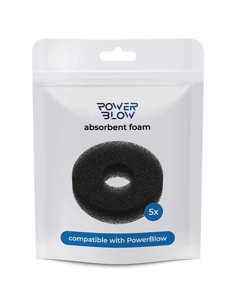 KIIROO - Powerblow Absorbent Foam 5 Pack - Schwarz