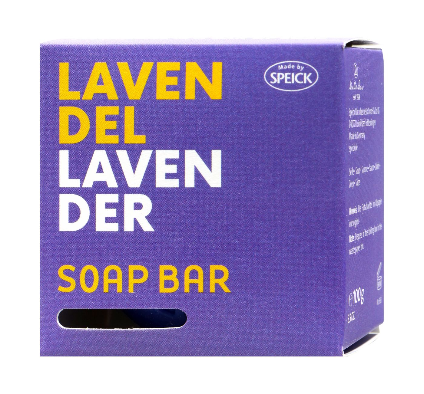 Speick Seifenglück Soap Bar Lavendel Vegan, 100 g