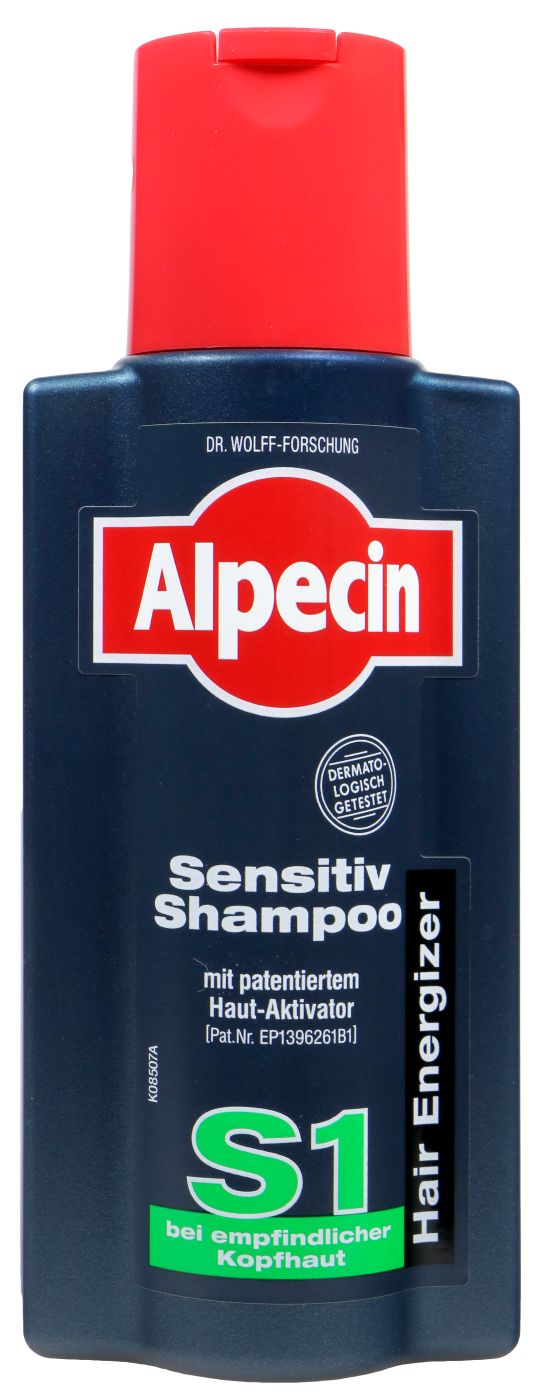 Alpecin Sensitiv Shampoo S1 - Für Empfindliche Kopfhaut, 250 ml